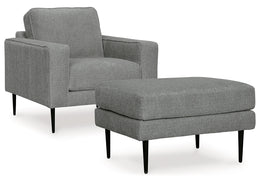 Hazela Chair and Ottoman