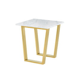 Meridian Cameron Gold End Table