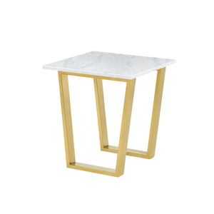 Meridian Cameron Gold End Table
