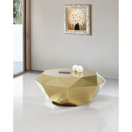 Meridian Gemma Gold Coffee Table