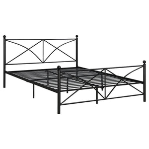 Hart Metal  Open Frame Bed Matte Black