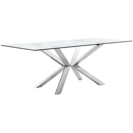 Meridian Juno Chrome Dining Table