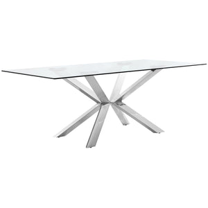 Meridian Juno Chrome Dining Table