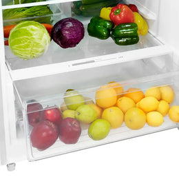 Insignia™ - 28 in. Wide 14.2 Cu. Ft. Top-Freezer Refrigerator with ENERGY STAR Certification - White