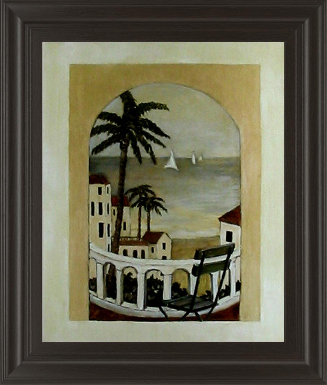 Ocean Park View By Charlene Olson 22X26 Framed Print