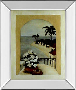 Mirrored Frame Penninsula Estate By Charlene Olson 22X26 Mirror Frame Print
