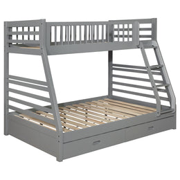 Ashton 2-drawer Wood  Over  Bunk Bed