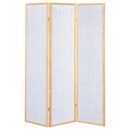 Carrie 3-Panel Room Divider Folding Shoji Screen Black