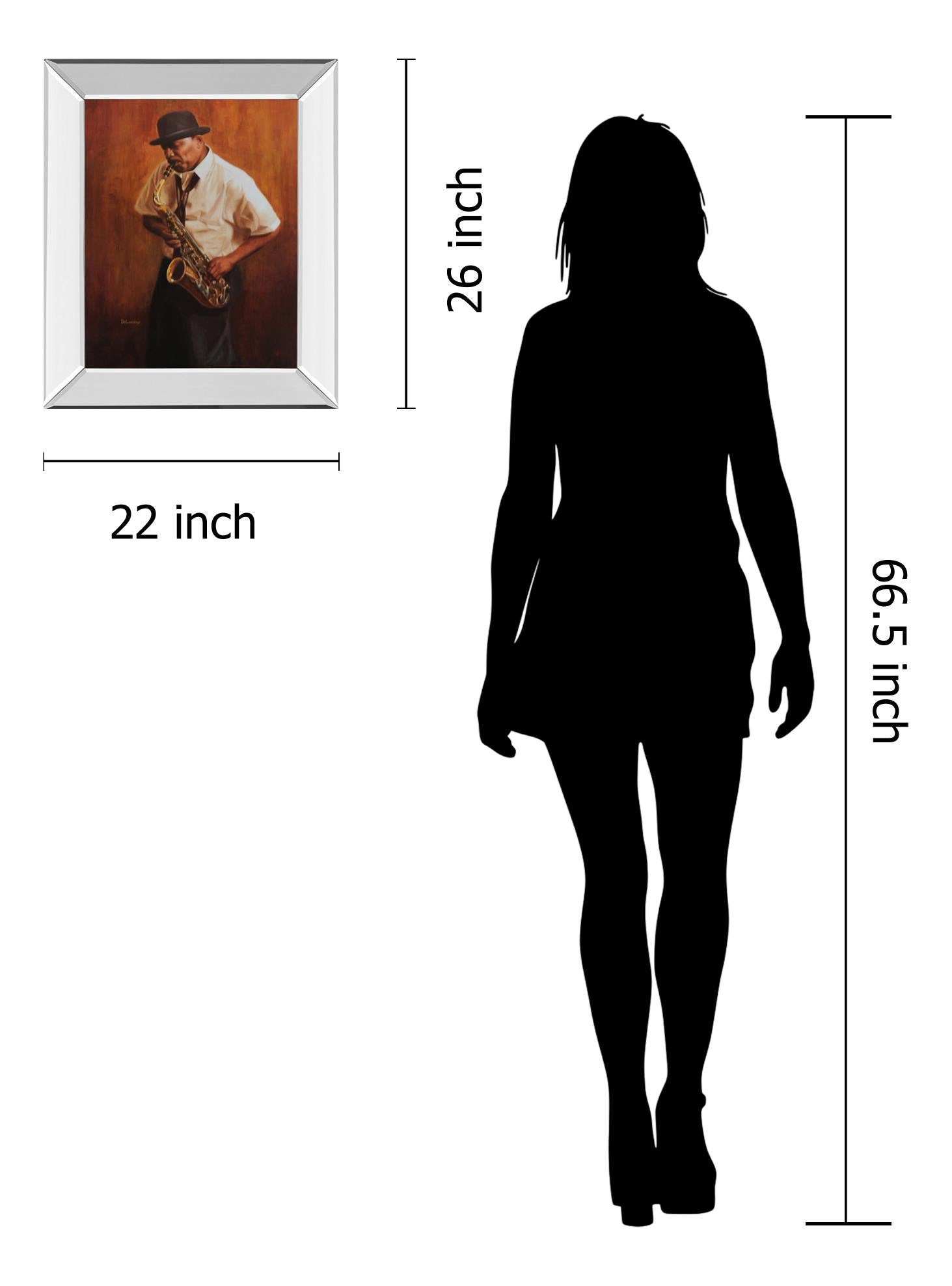 Mirrored Frame Promotional Line 22X26 22X26 Mirror Frame Print