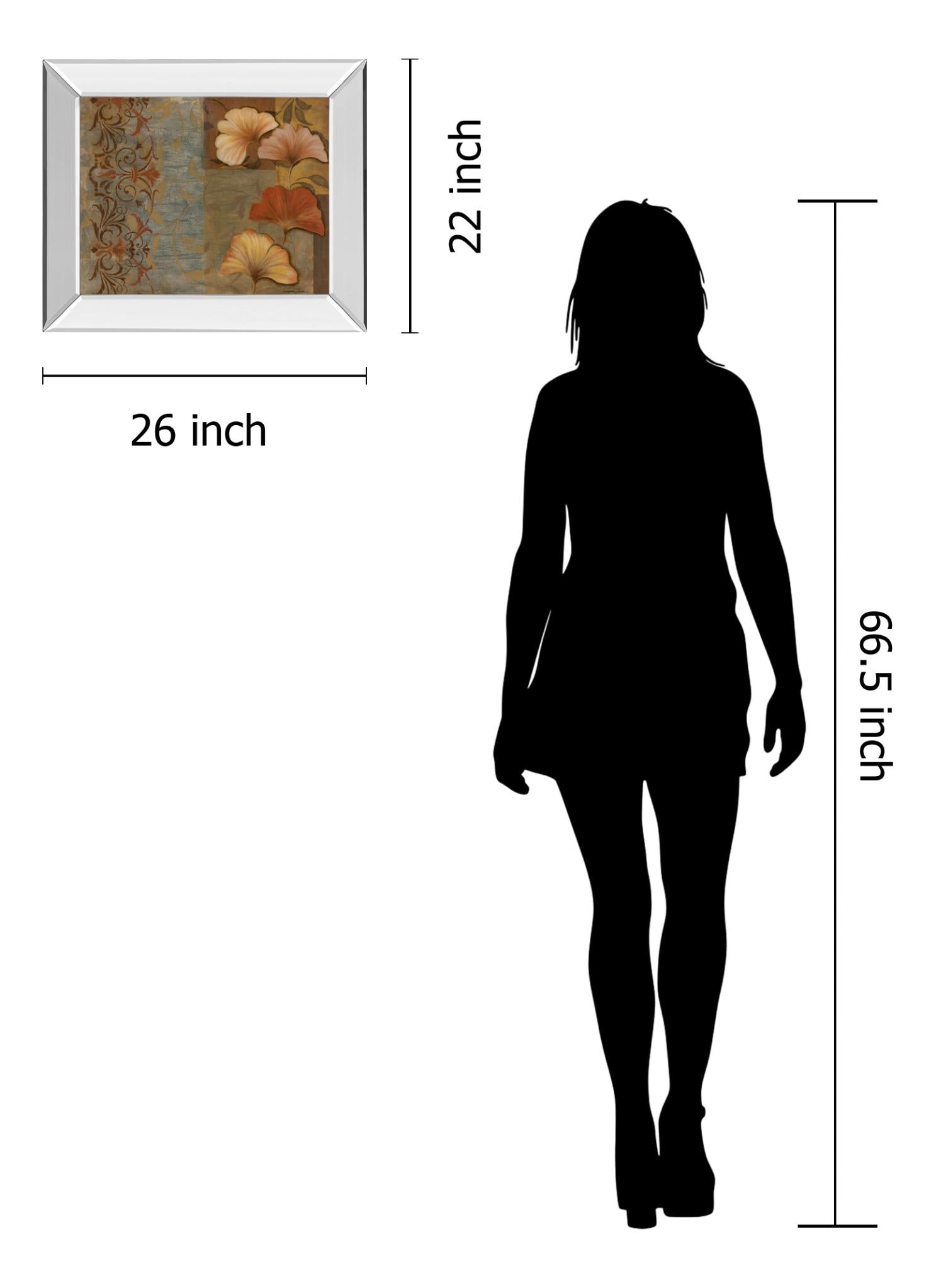 Mirrored Frame Seasonal Style Ii By Tava Studio 22X26 Mirror Frame Print