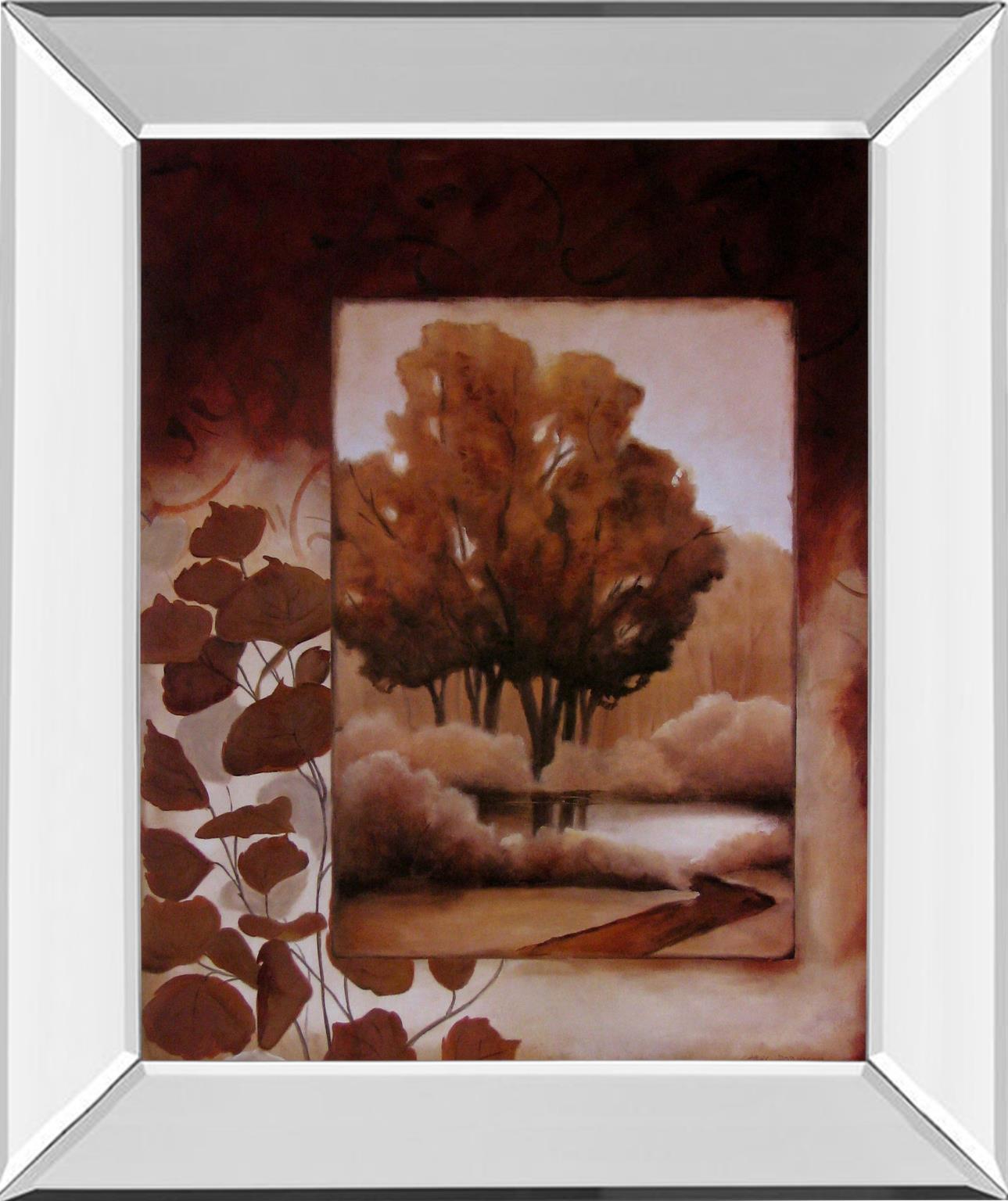 Mirrored Frame Fall Vignette I By Carol Robinson 22X26 Mirror Frame Print