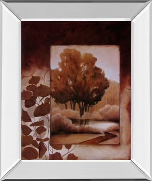 Mirrored Frame Fall Vignette I By Carol Robinson 22X26 Mirror Frame Print