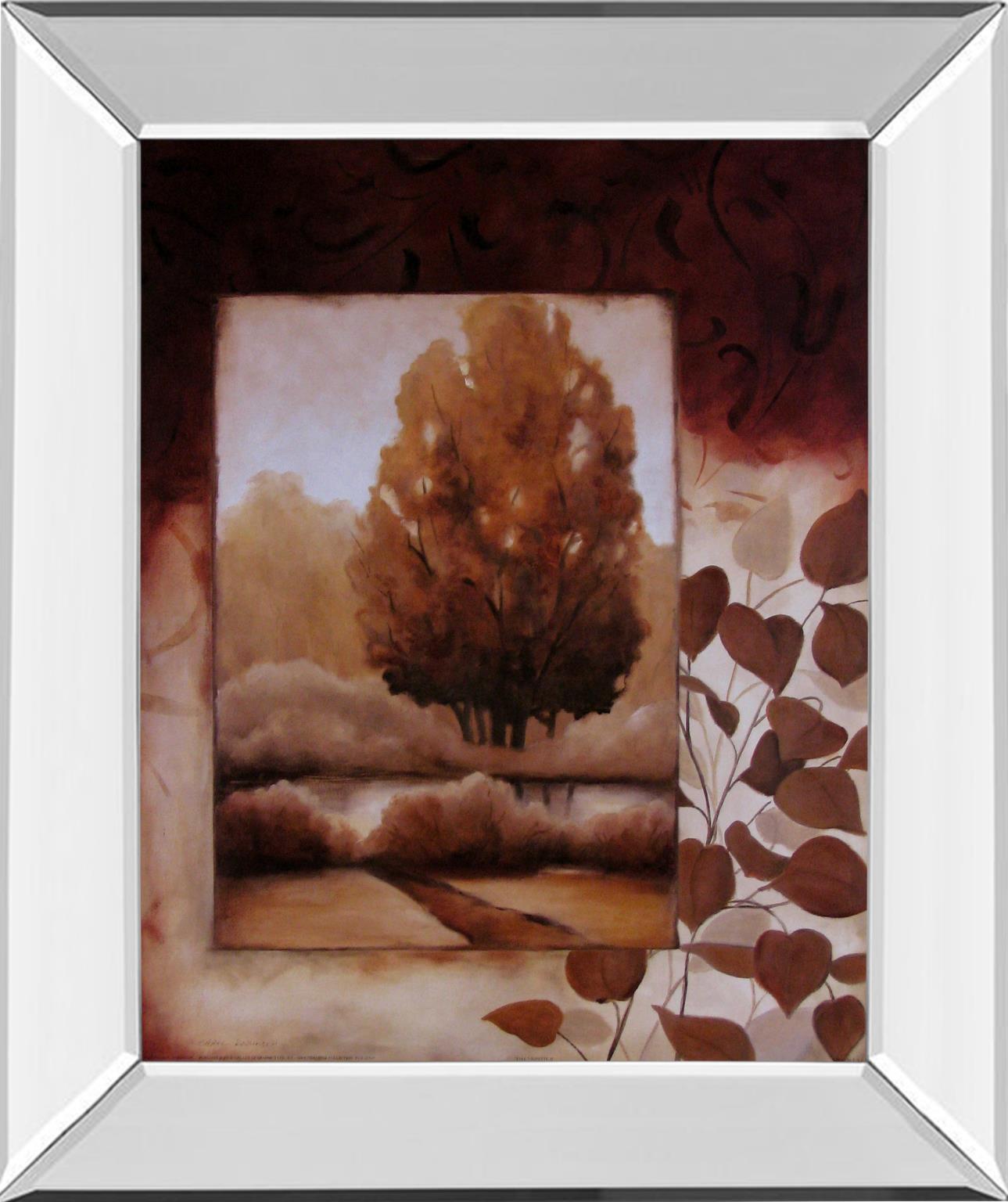 Mirrored Frame Fall Vignette Ii By Carol Robinson 22X26 Mirror Frame Print