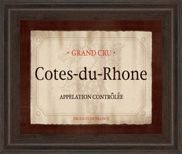 Cote Du Rhone By Paola Viveiros 22X26 Framed Print