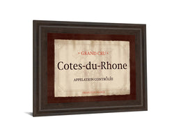 Cote Du Rhone By Paola Viveiros 22X26 Framed Print