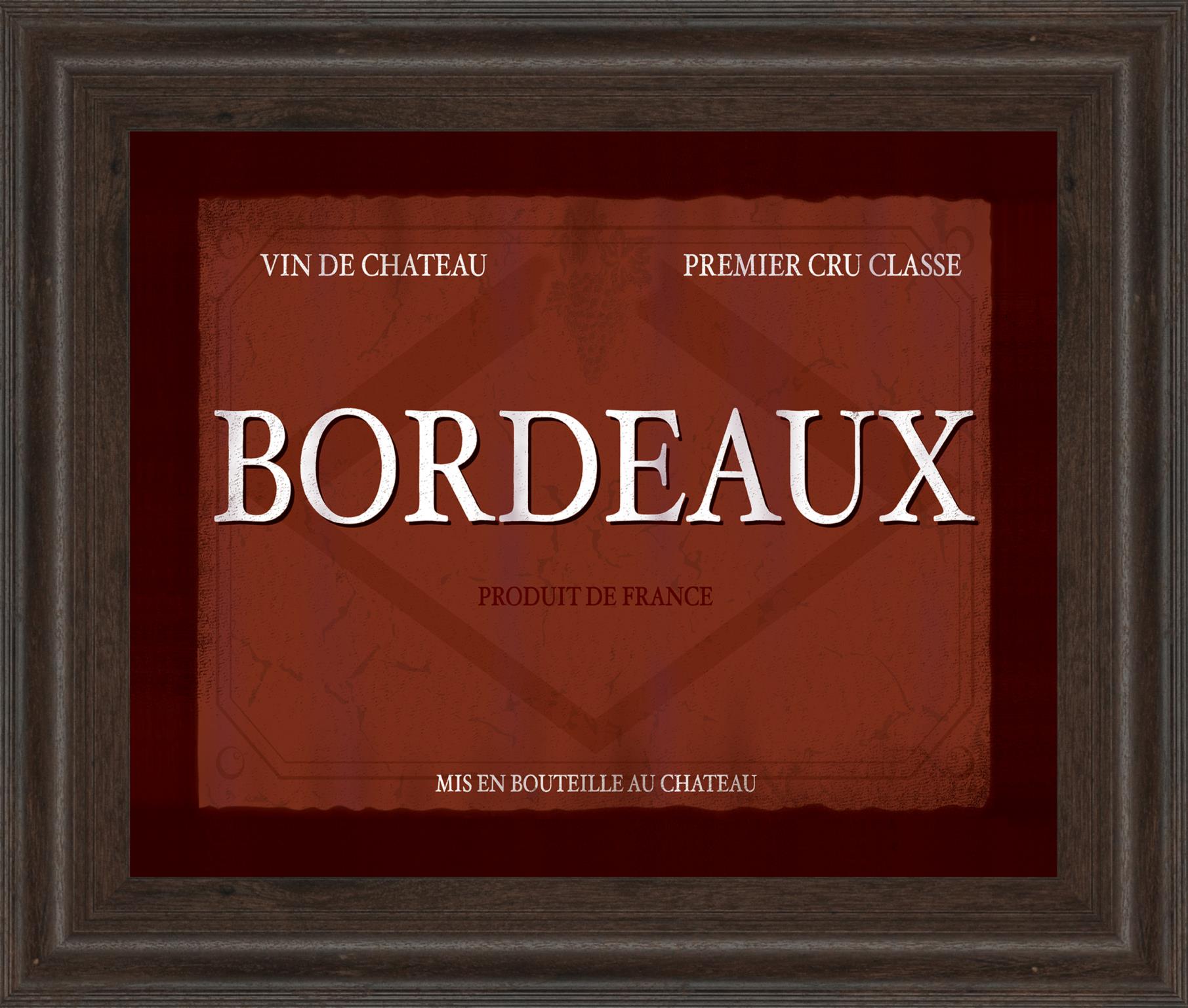 Bordeaux By Paola Viveiros 22X26 Framed Print