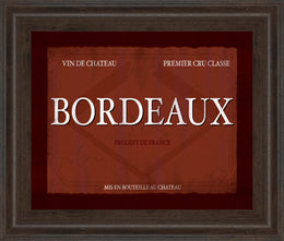 Bordeaux By Paola Viveiros 22X26 Framed Print