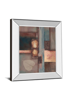 Mirrored Frame Fall I W/Leaf By Laurie Fields 22X26 Mirror Frame Print