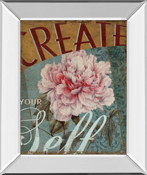 Mirrored Frame Create Yourself By Kelly Donovan 22X26 Mirror Frame Print