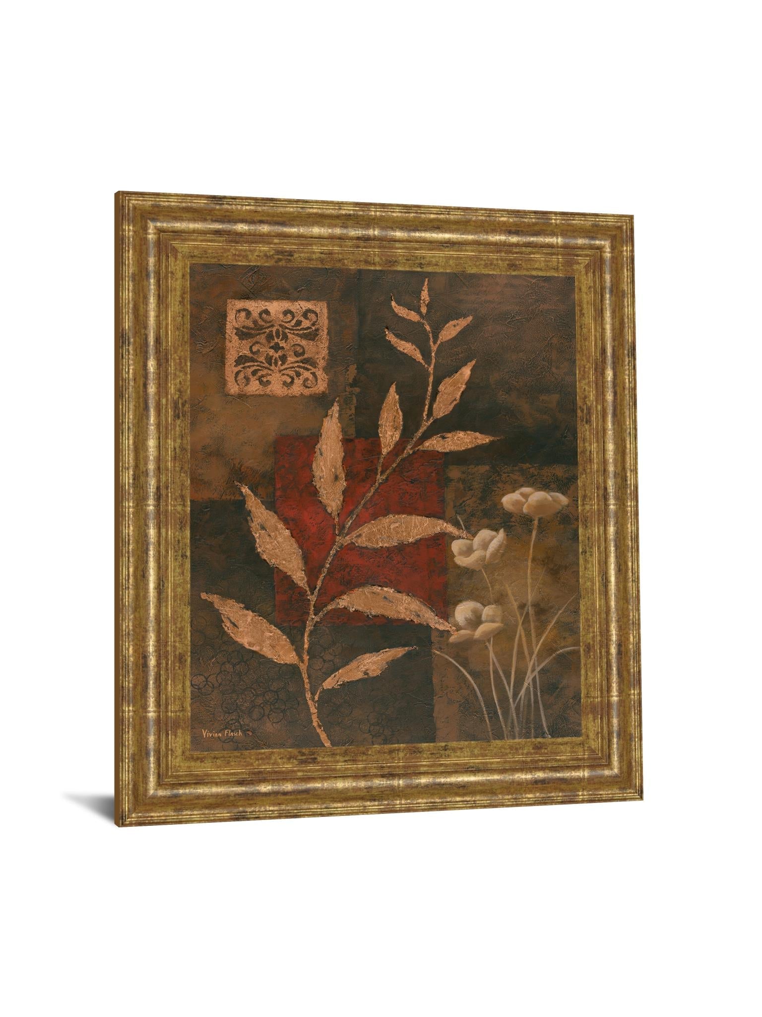 Copper Rhythm I By Vivian Flasch 22X26 Framed Print