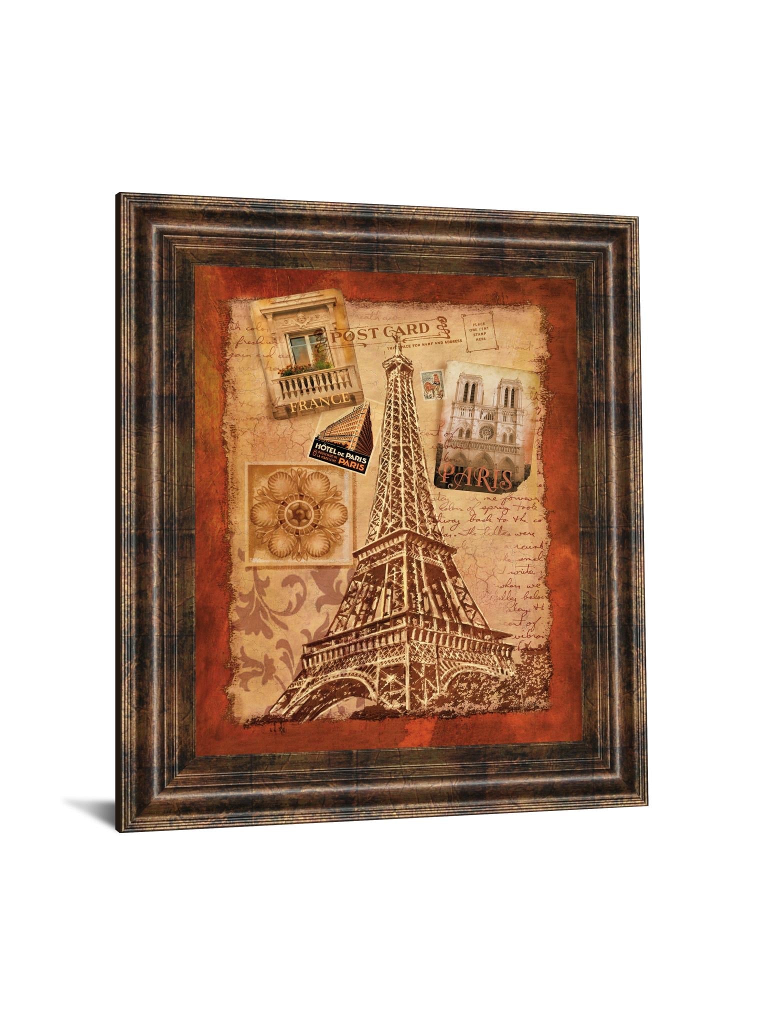 Memories Of Paris By Conrad Knutsen 22X26 Framed Print