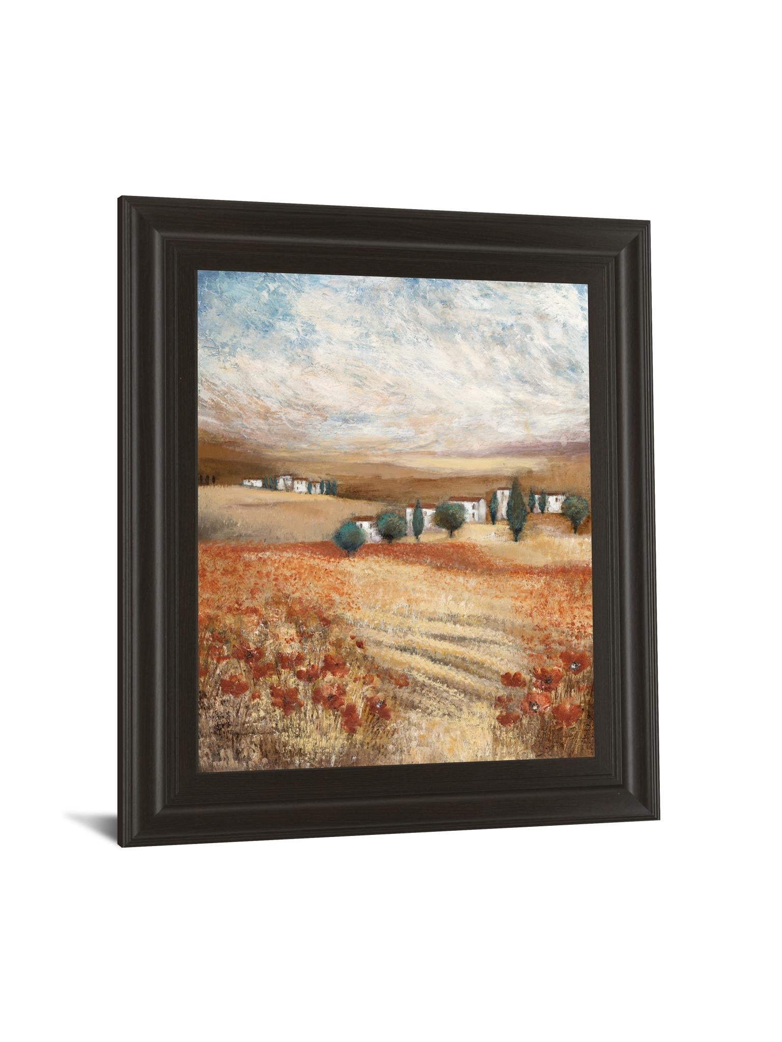 Hilltown Landscape Ii By Rosie Abrahams 22X26 Framed Print