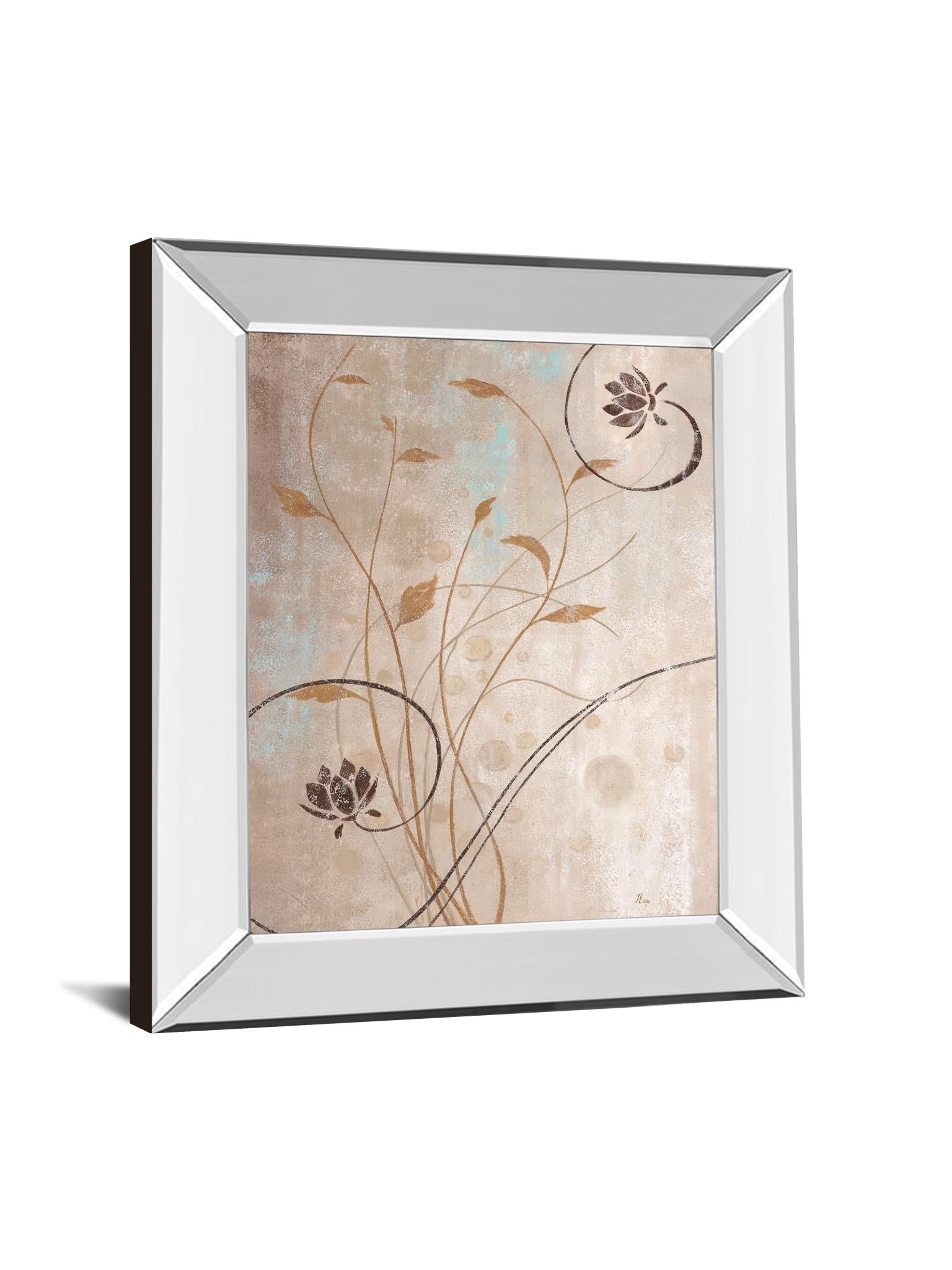 Mirrored Frame Spring Meadow I By Nan 22X26 Mirror Frame Print