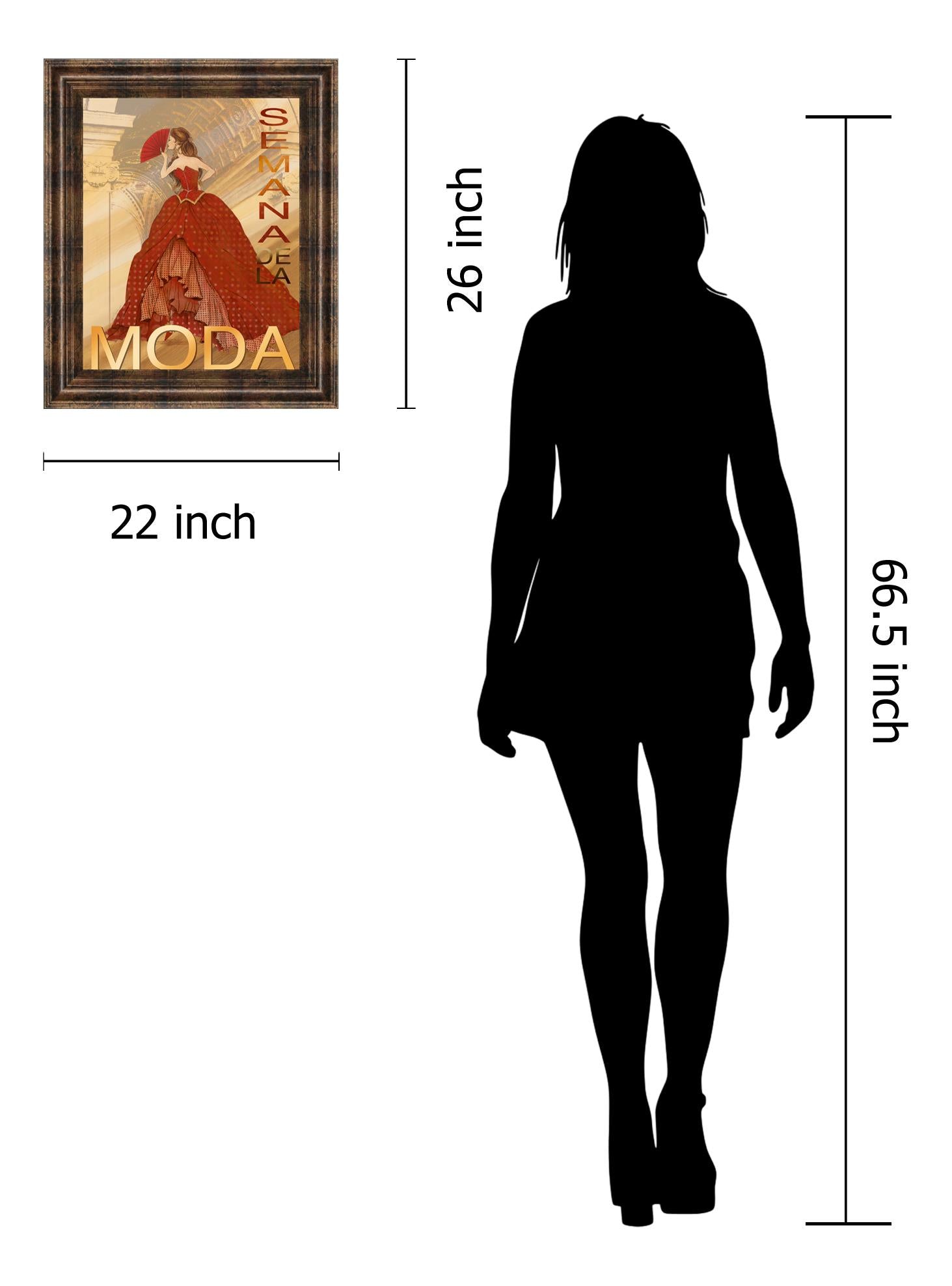 Semana De La Moda By Tava Studio 22X26 Framed Print