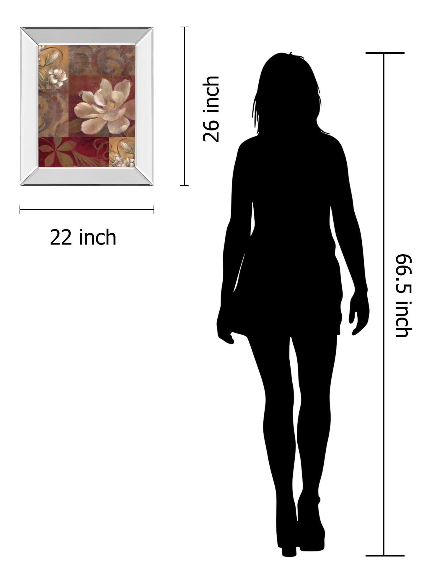 Mirrored Frame Variety Of Style Ii By Elaine Vollherbst-Lane 22X26 Mirror Frame Print