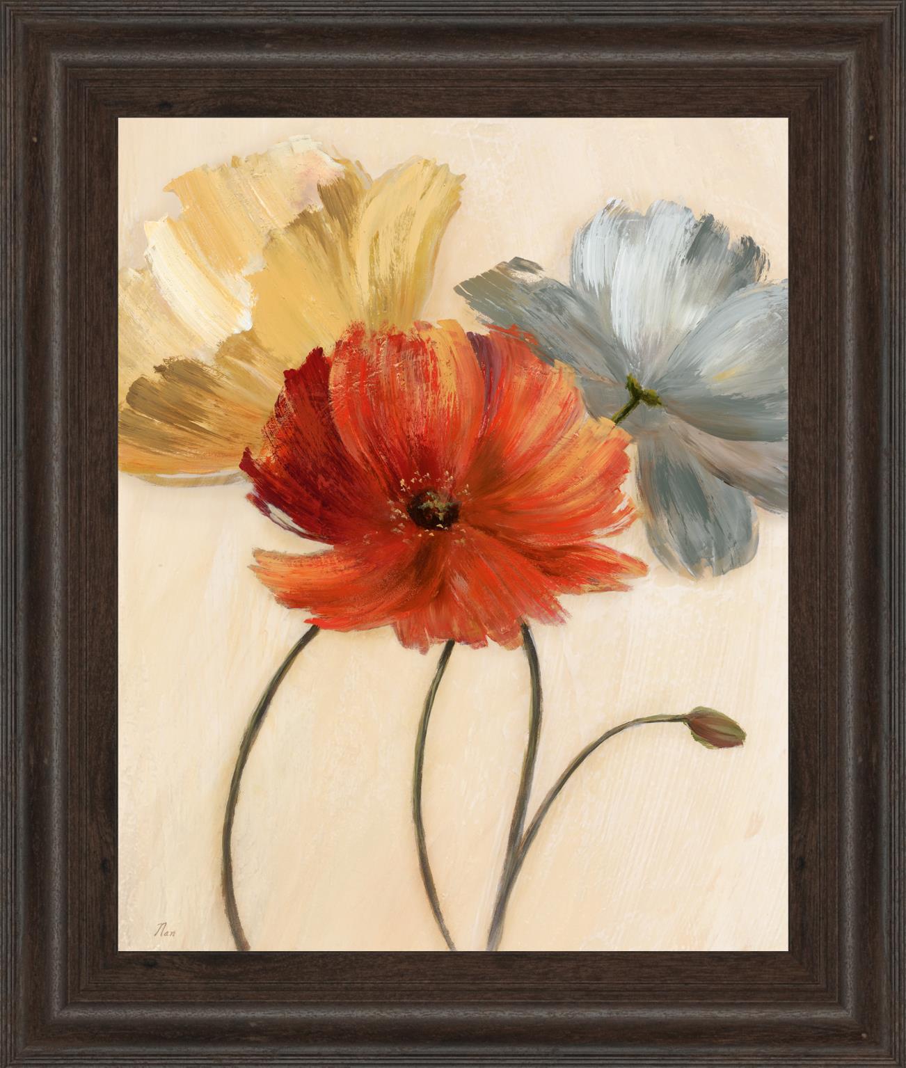 Poppy Palette I By Nan 22X26 Framed Print