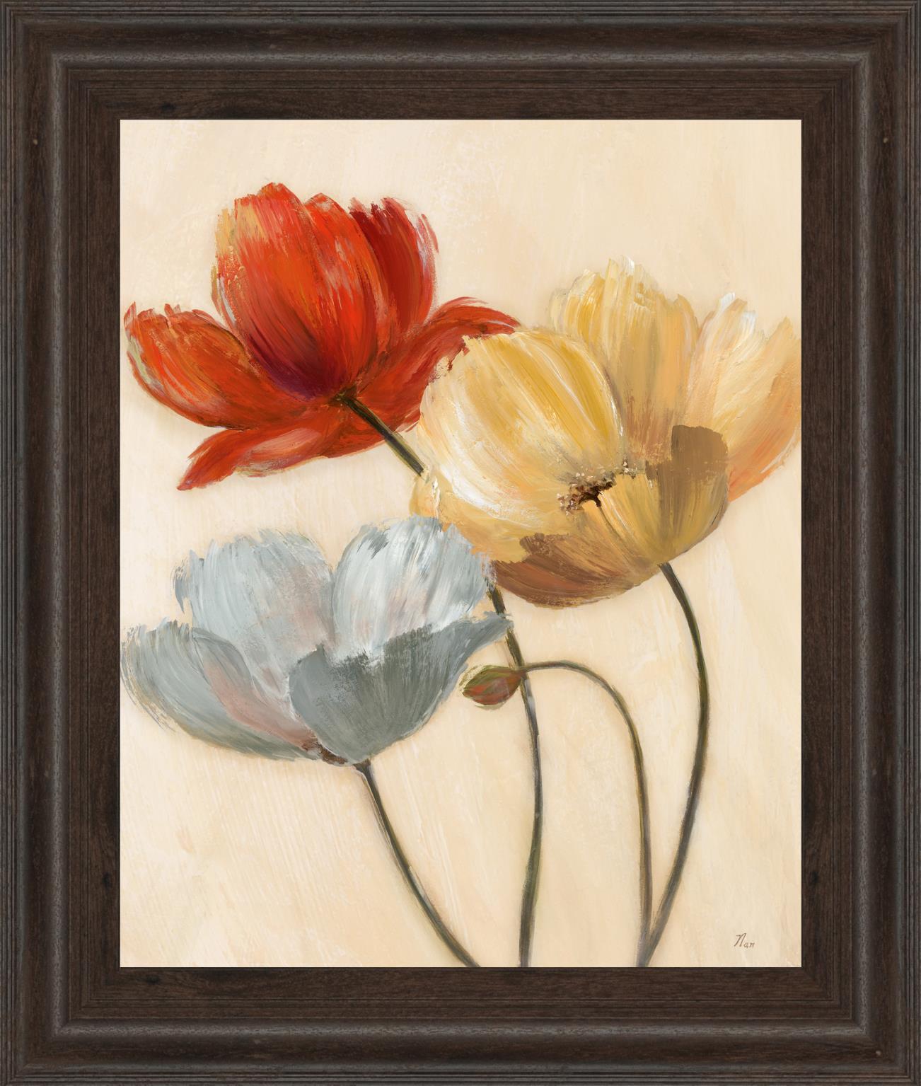 Poppy Palette Ii By Nan 22X26 Framed Print