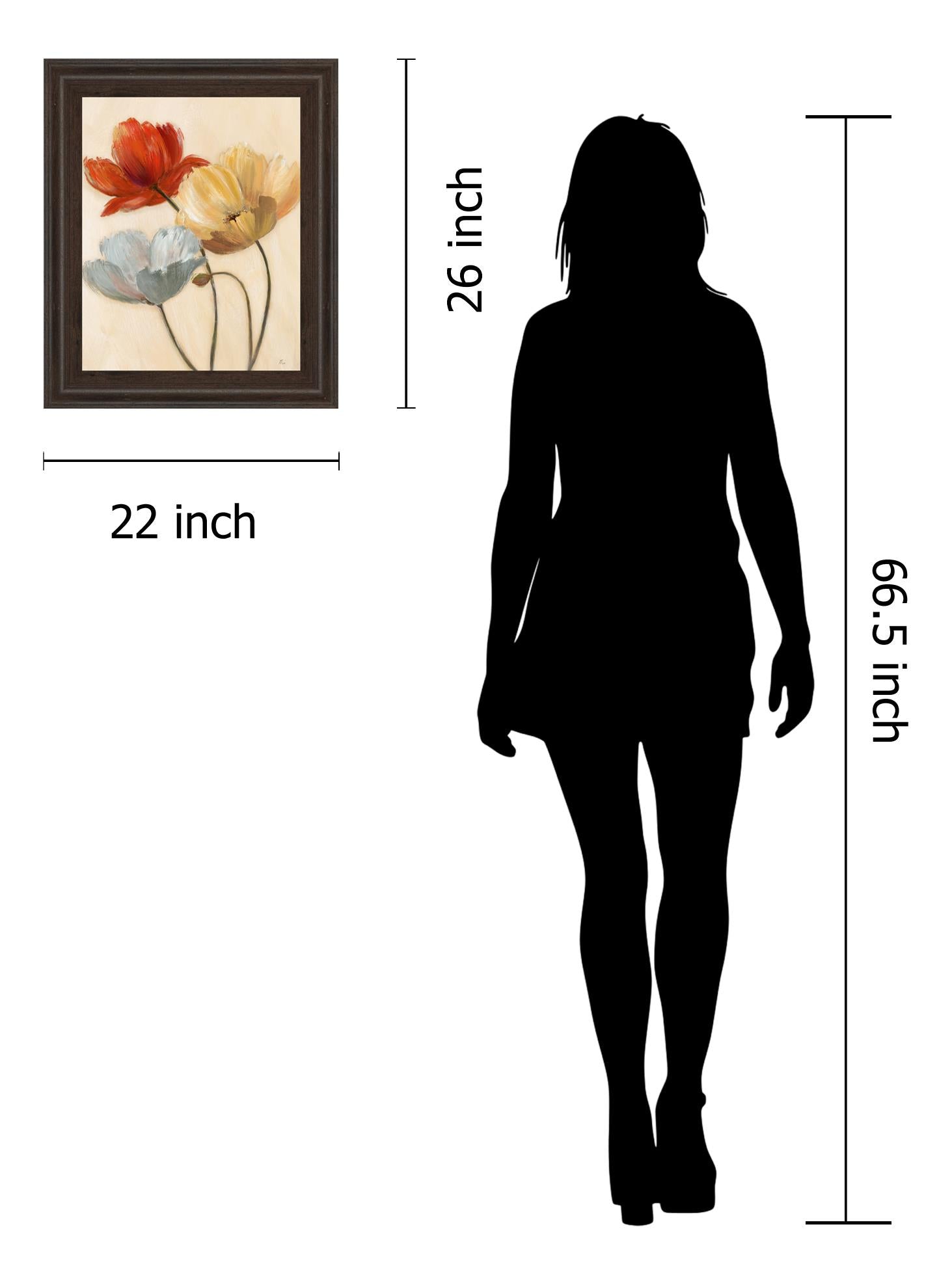 Poppy Palette Ii By Nan 22X26 Framed Print