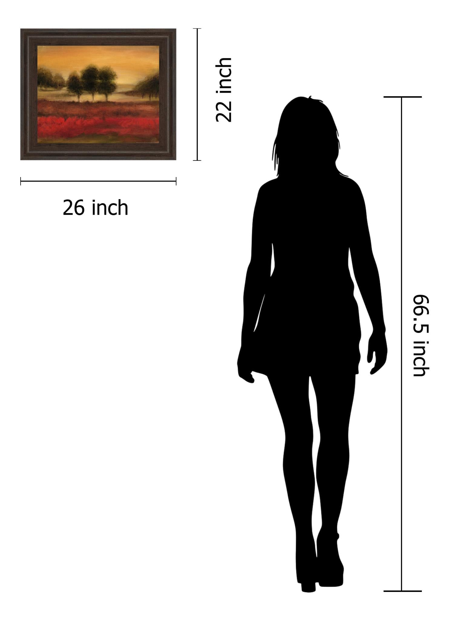 Printed Mcintire Grove Ii By Ethan Harper 22X26 Framed Print