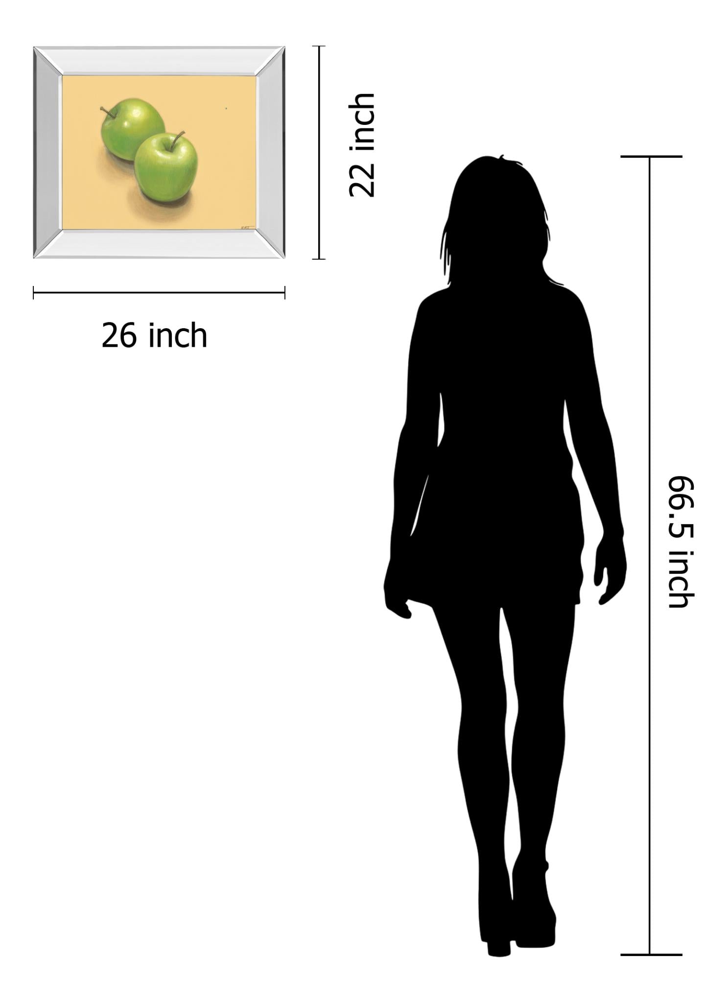 Mirrored Frame Promotional Line 22X26 22X26 Mirror Frame Print