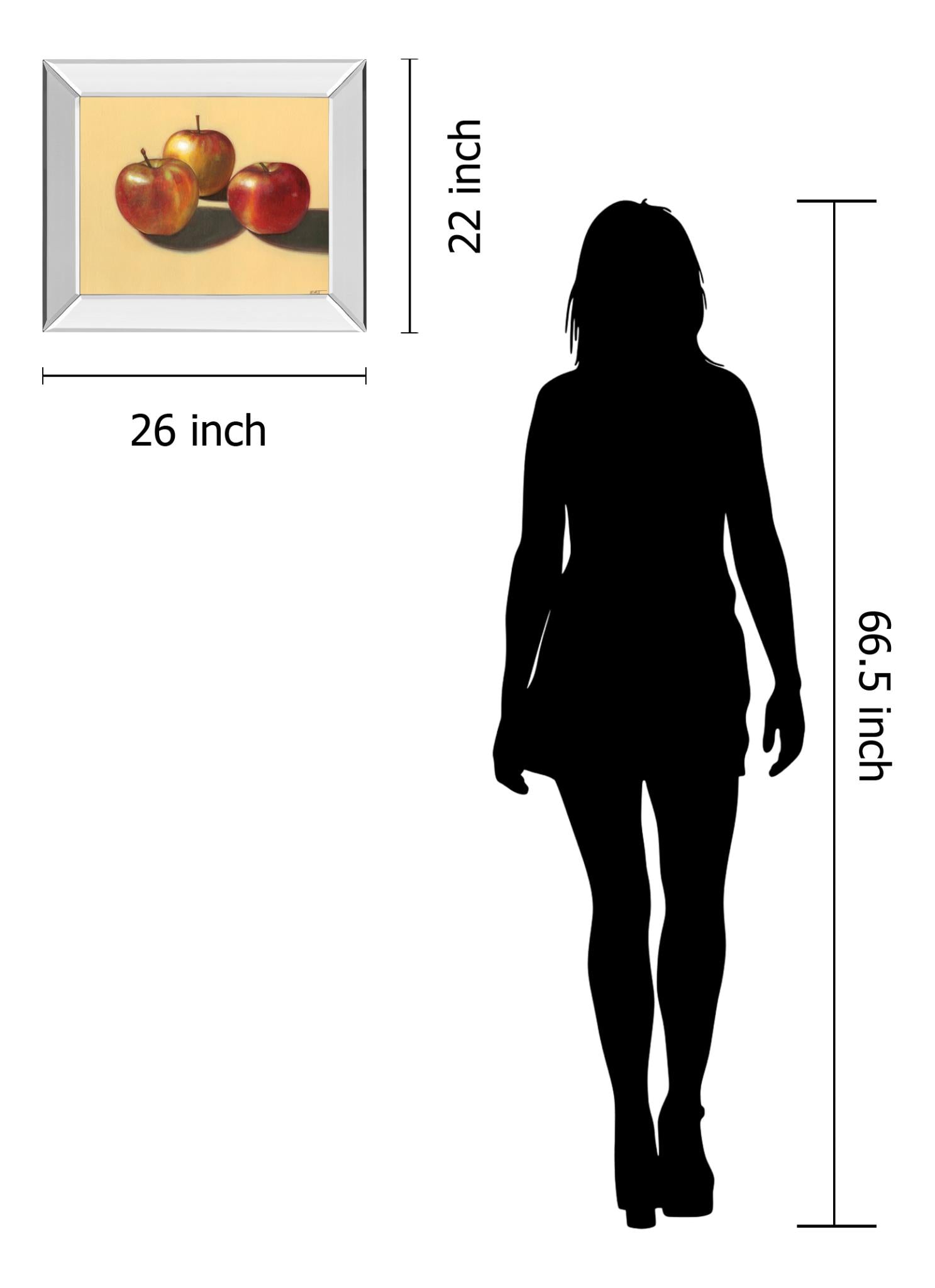 Mirrored Frame Promotional Line 22X26 22X26 Mirror Frame Print