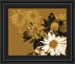 Golden Bloom Ii By A.Project 22X26 Framed Print