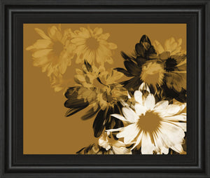 Golden Bloom Ii By A.Project 22X26 Framed Print