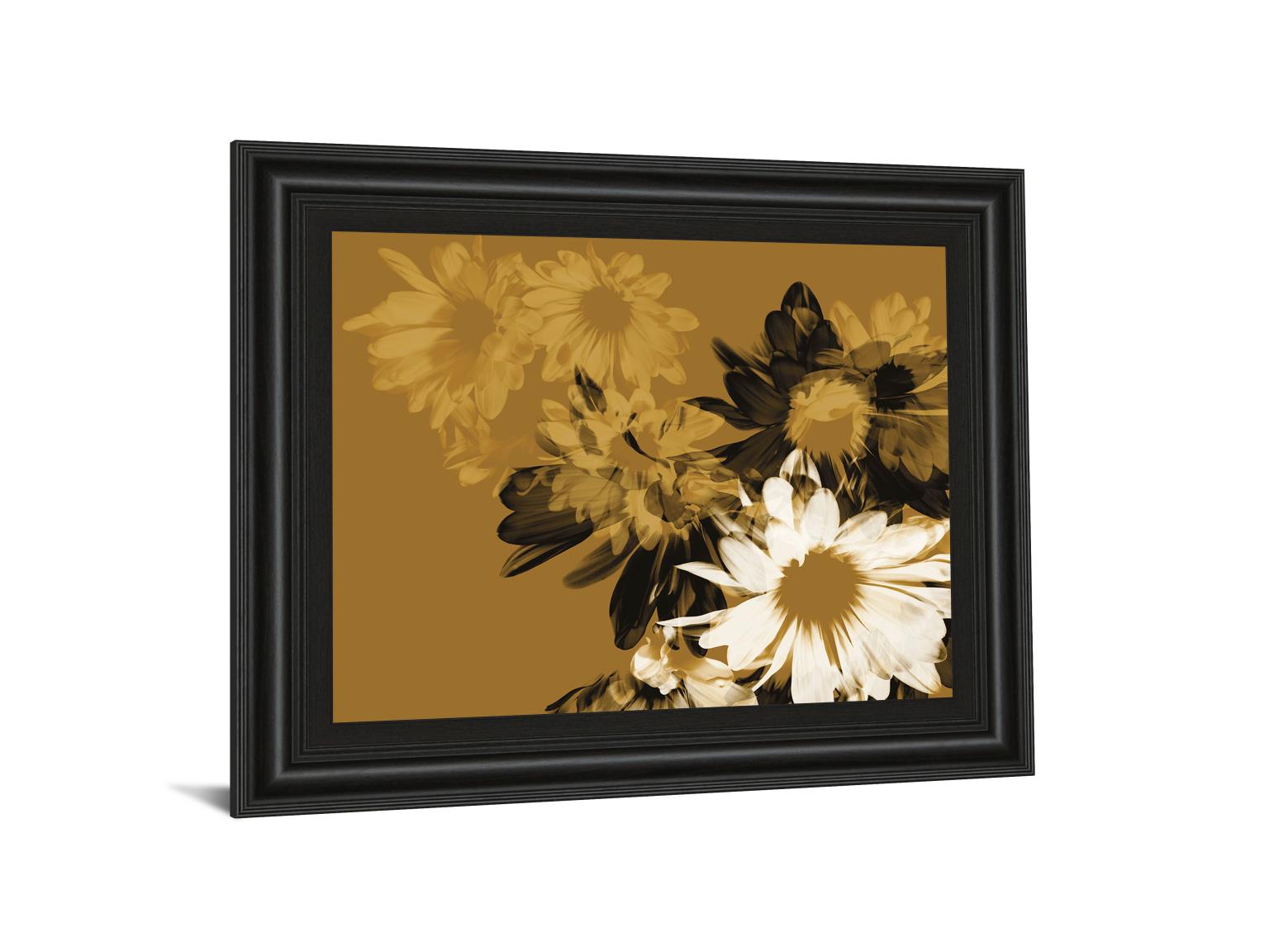 Golden Bloom Ii By A.Project 22X26 Framed Print
