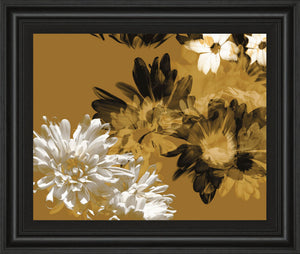 Golden Bloom I By A.Project 22X26 Framed Print