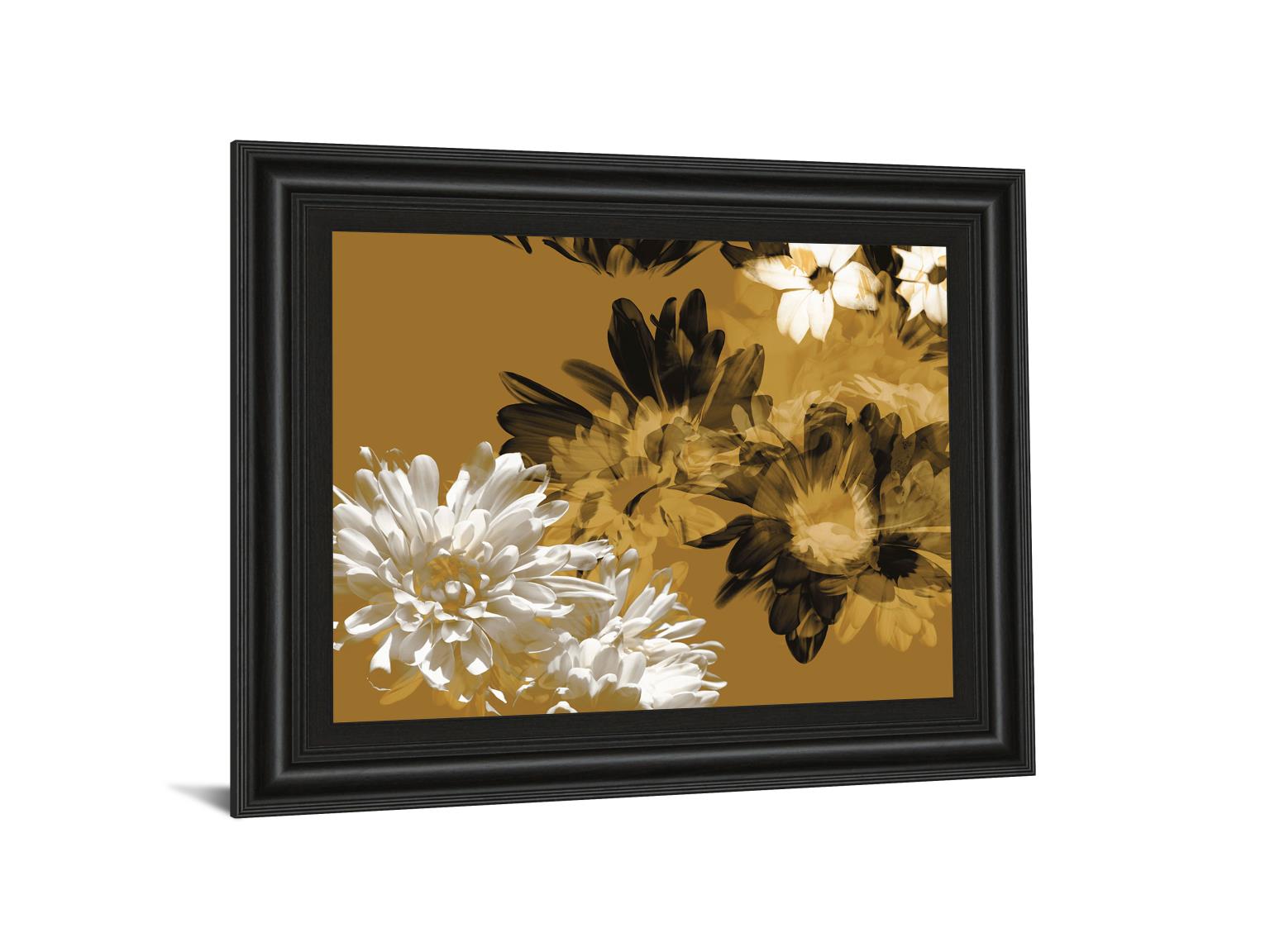 Golden Bloom I By A.Project 22X26 Framed Print