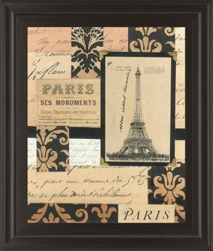 Travel Collage I By Gillian Fullard 22X26 Framed Print