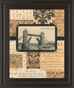 Travel Collage Ii By Gillian Fullard 22X26 Framed Print