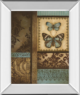 Mirrored Frame Back To The Garden Ii By Kimberly Poloson 22X26 Mirror Frame Print