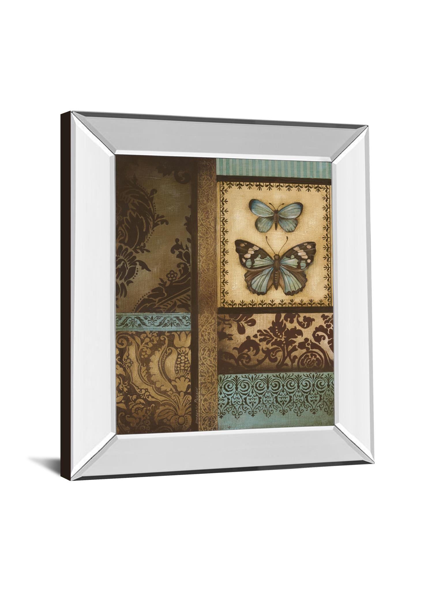 Mirrored Frame Back To The Garden Ii By Kimberly Poloson 22X26 Mirror Frame Print