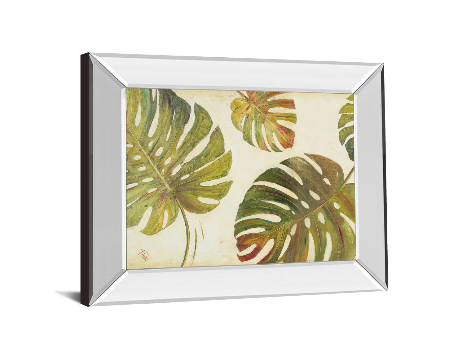 Mirrored Frame Organic I By Patricia Pinto 22X26 Mirror Frame Print