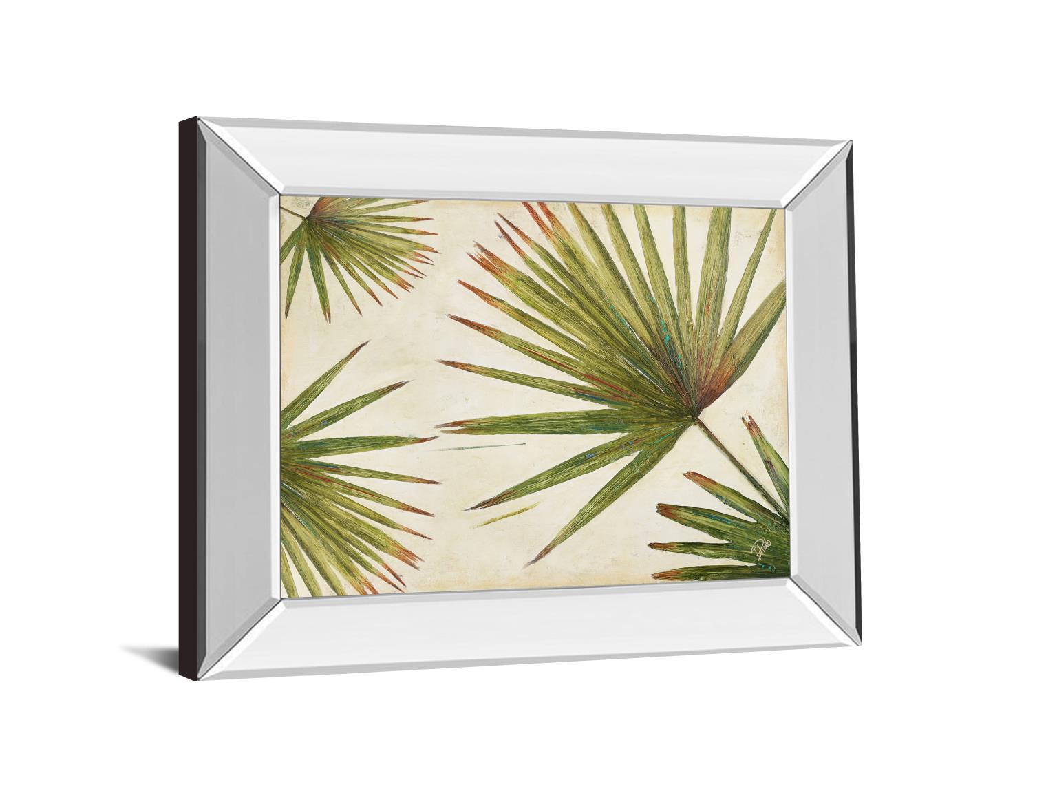 Mirrored Frame Organic Ii By Patricia Pinto 22X26 Mirror Frame Print
