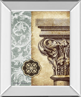 Mirrored Frame Romanesque I By Michael Marcon 22X26 Mirror Frame Print