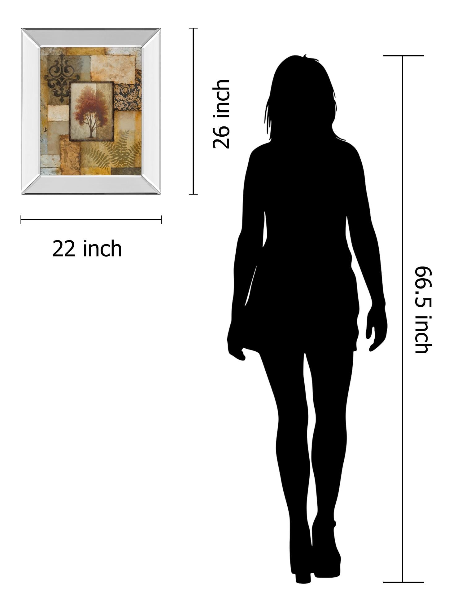 Mirrored Frame Promotional Line 22X26 22X26 Mirror Frame Print