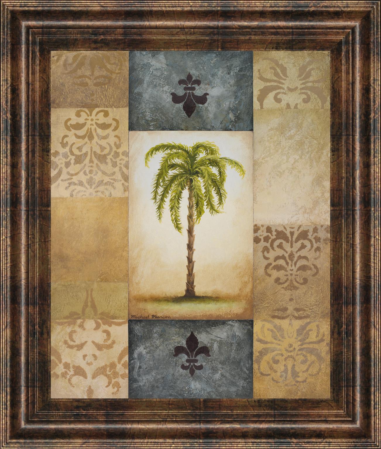 Fantasy Palm Ii By Michael Marcon 22X26 Framed Print