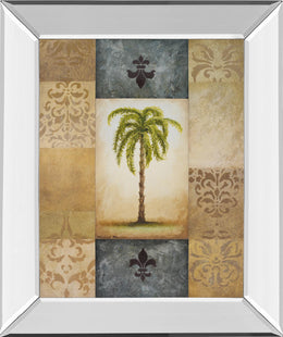 Mirrored Frame Fantasy Palm Ii By Michael Marcon 22X26 Mirror Frame Print